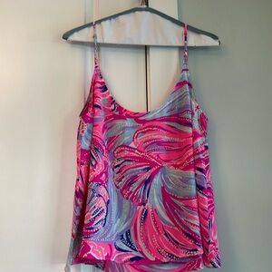 Lilly Pulitzer adjustable silk camisole